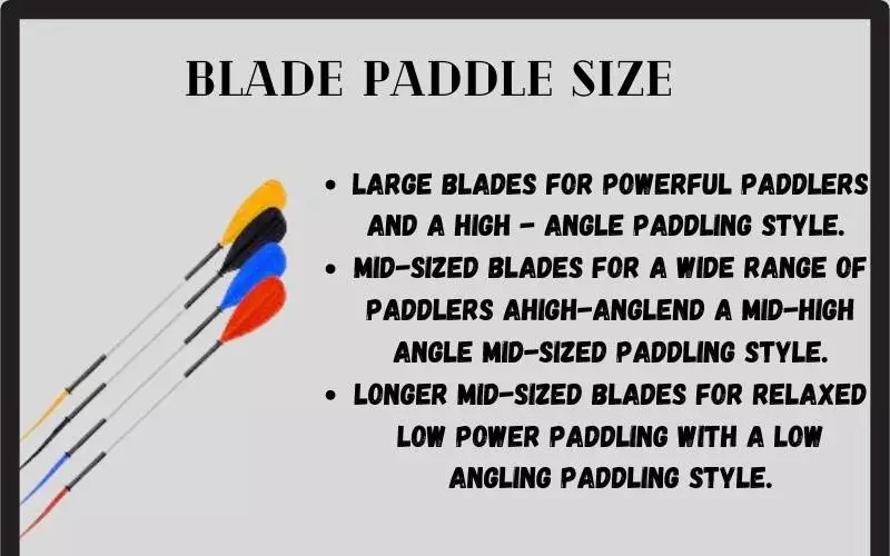 Kayak Paddle Size