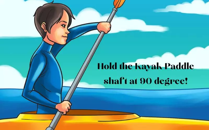 Kayak paddle shafts material